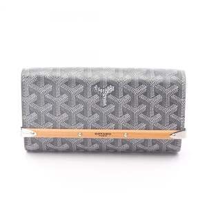 Goyard Monte Carlo Mini Case Pouch Bag in Coated Canvas and Wood, Women's, Gr...